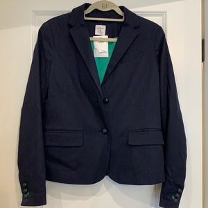 NWT! Gap ‘The Academy Blazer’ Navy Blue Size 8